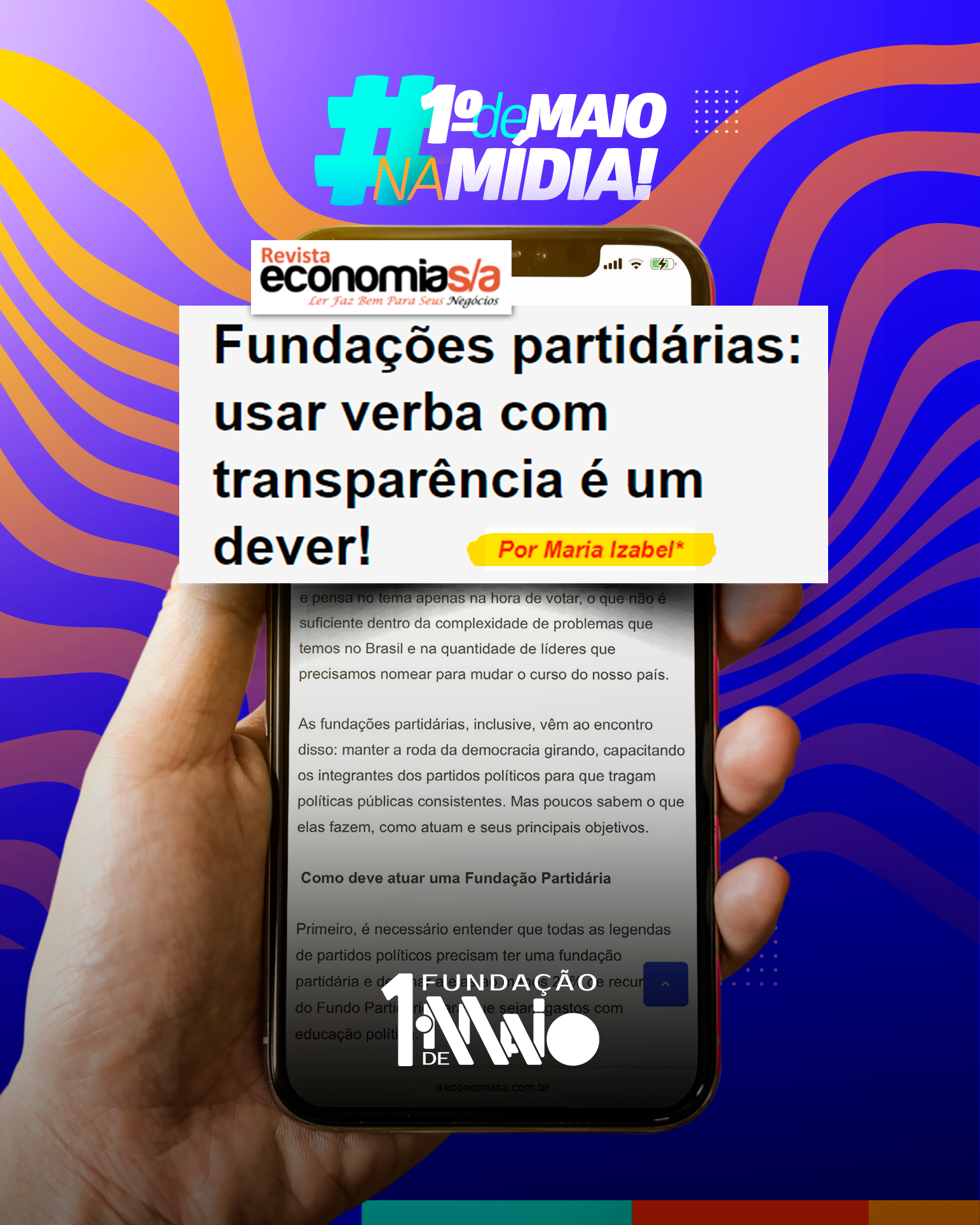 Fundações partidárias: usar verba com transparência é um dever!