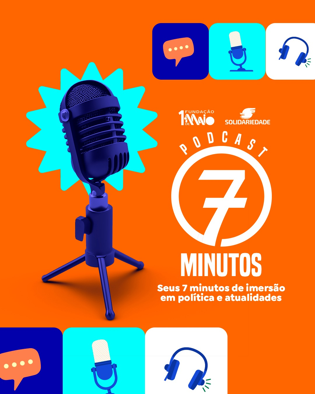 Podcast 7 Minutos: seus 7 minutos de imersão em política e atualidades